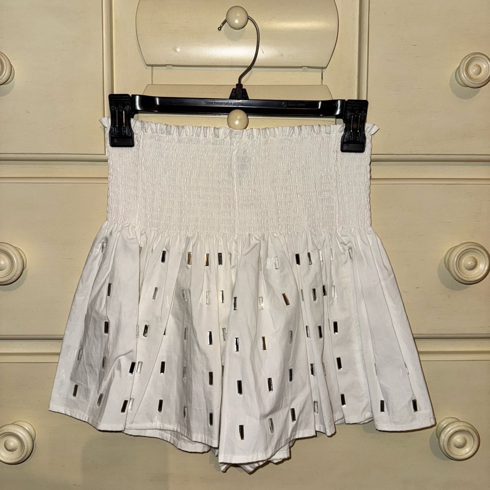 Queen of Sparkles Rhinestone Swing Shorts